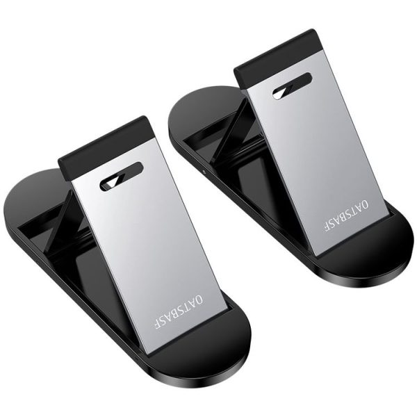 Oatsbasf 03488 Six Files Free Adjustment Notebook Bracket Portable Folding Stable Cooling Bracket (Black)