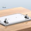 Oatsbasf 03488 Six Files Free Adjustment Notebook Bracket Portable Folding Stable Cooling Bracket (Black) - Image 2