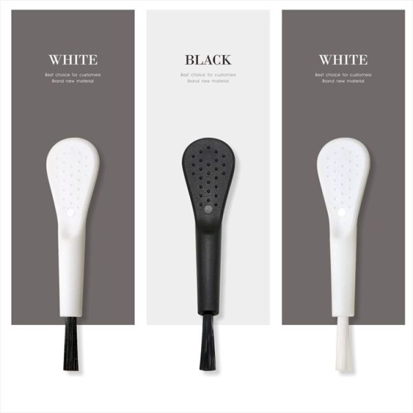 100 PCS ZX-008 Plastic Mini Brush Mobile Phone Screen Mosquito Killer Lamp Humidifier Keyboard Cleaning Brush (Black Handle Black Hair) - Image 2