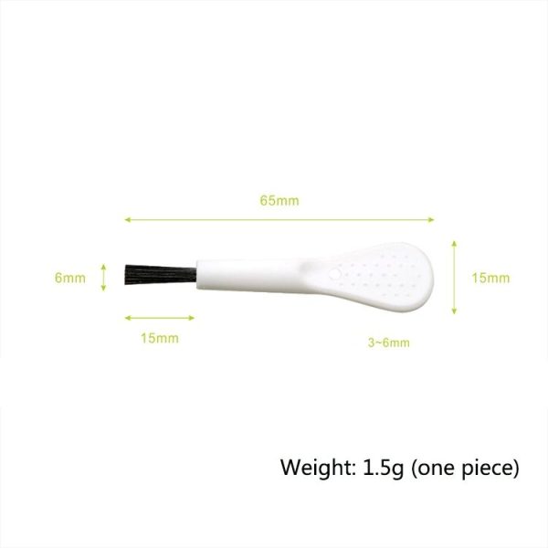 100 PCS ZX-008 Plastic Mini Brush Mobile Phone Screen Mosquito Killer Lamp Humidifier Keyboard Cleaning Brush (Black Handle Black Hair) - Image 3
