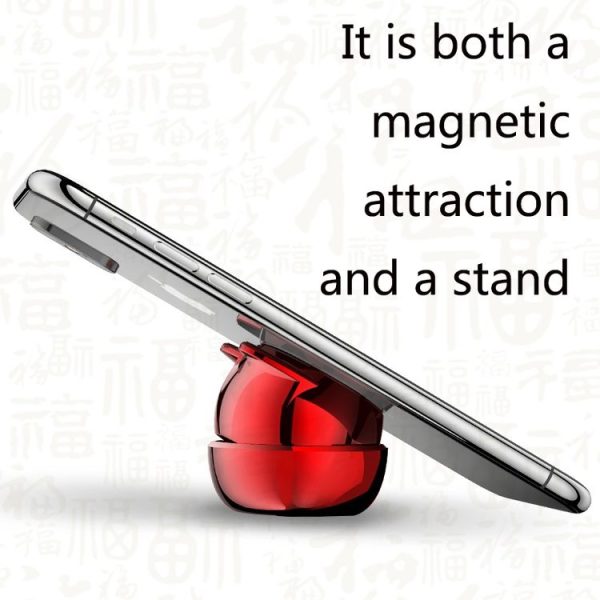 Multifunctional Magnetic Sticking Type Mobile Phone Car Holder (Black) - Image 7
