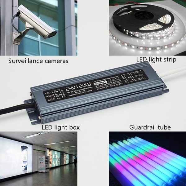 GEEPUT 220V To 24V LED Waterproof Power Supply Switch Transformer, Model: 2.1A 50W - Image 7