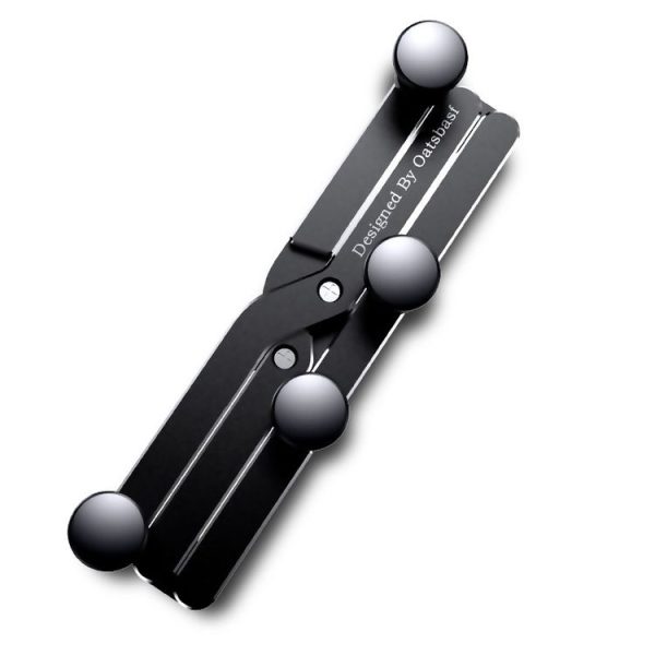 Oatsbasf 02750 Gravity Car Mobile Phone Holder In-car Navigation Buckle Bracket Air Outlet Bracket (Black)