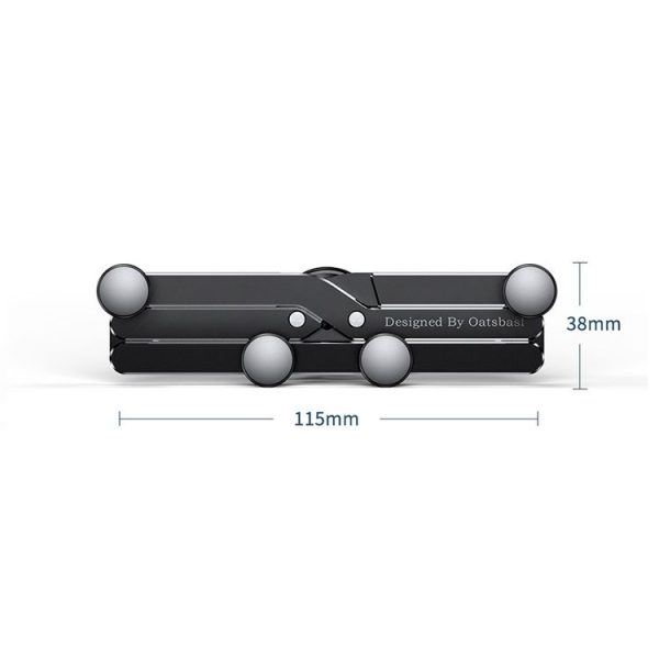 Oatsbasf 02750 Gravity Car Mobile Phone Holder In-car Navigation Buckle Bracket Air Outlet Bracket (Black) - Image 3