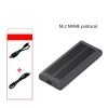 M.2 NVME / NGFF Solid State Drive Troll Type-C3.1 SSD Mobile Hard Disk Box, Style: NVME Double Cable - Image 2