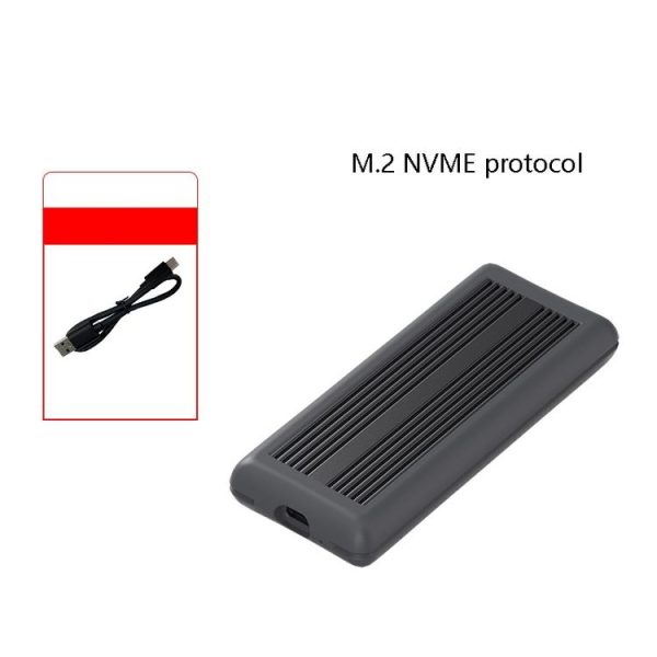 M.2 NVME / NGFF Solid State Drive Troll Type-C3.1 SSD Mobile Hard Disk Box, Style: NVME Single Cable - Image 2