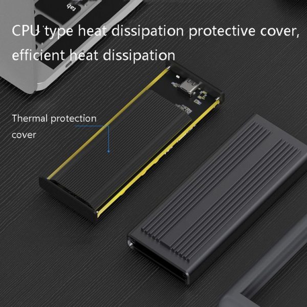 M.2 NVME / NGFF Solid State Drive Troll Type-C3.1 SSD Mobile Hard Disk Box, Style: NVME Single Cable - Image 5