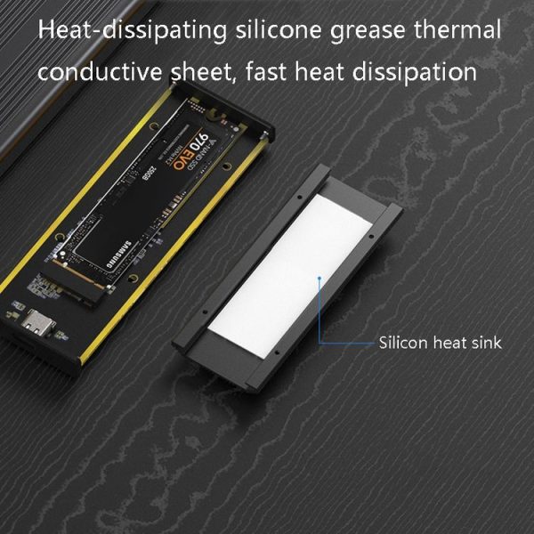 M.2 NVME / NGFF Solid State Drive Troll Type-C3.1 SSD Mobile Hard Disk Box, Style: NVME Single Cable - Image 6