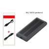 M.2 NVME / NGFF Solid State Drive Troll Type-C3.1 SSD Mobile Hard Disk Box, Style: NGFF Double Cable - Image 2