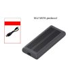 M.2 NVME / NGFF Solid State Drive Troll Type-C3.1 SSD Mobile Hard Disk Box, Style: NGFF Single Cable - Image 2