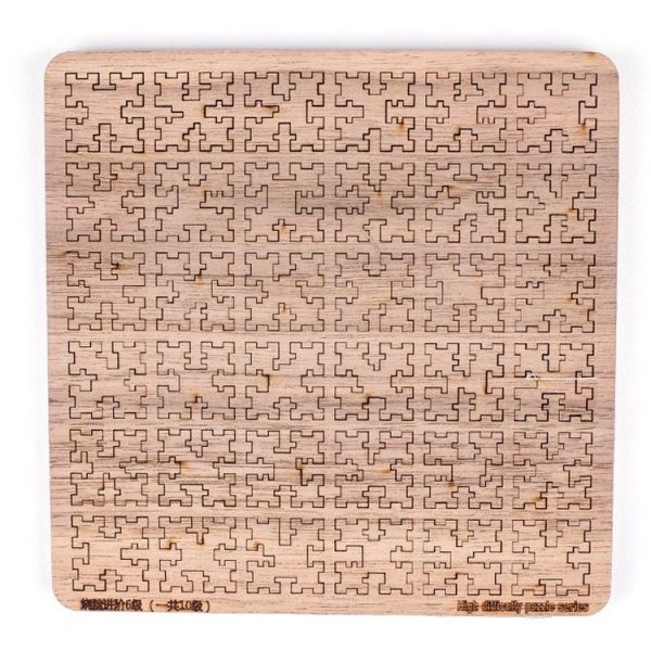 Wooden Adult High Difficulty Brain Burning Irregular Puzzle (Gastro)