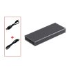 M.2 NVME / NGFF Mobile Hard Disk Box TYPE-C3.1 Notebook External Solid State Drive Box, Style: M280G NGFF Double Cable