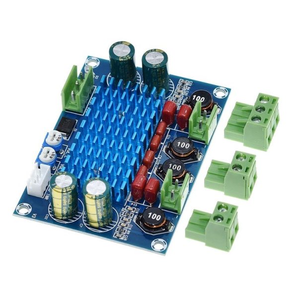 HW-447 High Power Digital Power Amplifier Board TPA3116D2 Chassis Dedicated Plug-in 5-28V Output 120W - Image 2