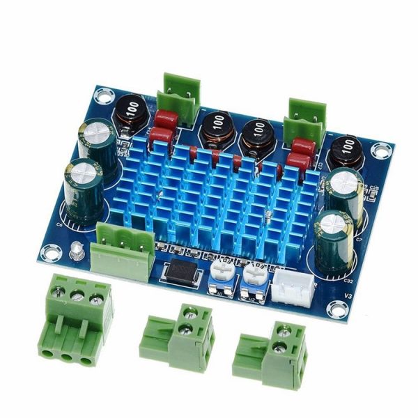 HW-447 High Power Digital Power Amplifier Board TPA3116D2 Chassis Dedicated Plug-in 5-28V Output 120W - Image 4