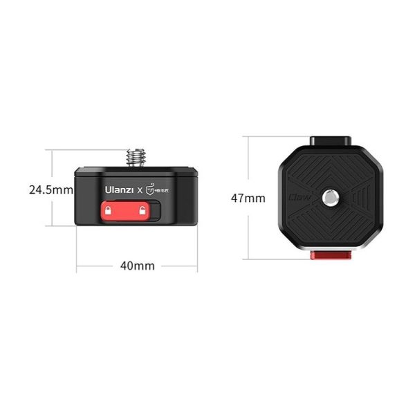 Ulanzi Claw SLR Mirrorless Sports Camera Quick Release System 1905 Quick Release Plate - Image 3