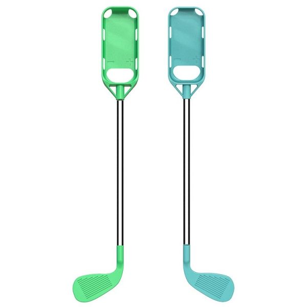 IPLAY HBS-361 Golf Grips Game Accessories For Nintendo Switch (Animal Forest Blue + Animal Forest Green)