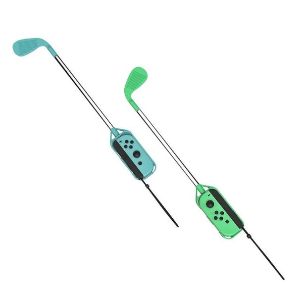 IPLAY HBS-361 Golf Grips Game Accessories For Nintendo Switch (Animal Forest Blue + Animal Forest Green) - Image 4