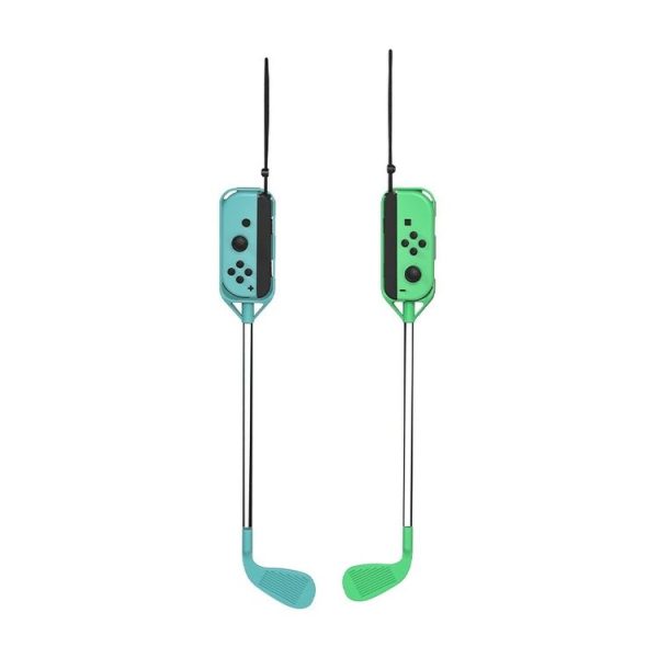 IPLAY HBS-361 Golf Grips Game Accessories For Nintendo Switch (Animal Forest Blue + Animal Forest Green) - Image 5
