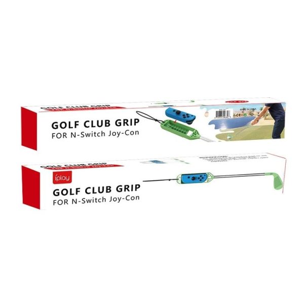 IPLAY HBS-361 Golf Grips Game Accessories For Nintendo Switch (Animal Forest Blue + Animal Forest Green) - Image 6