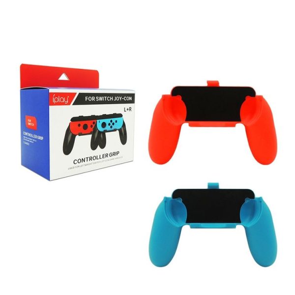 IPLAY Game Console Left & Right Handles For Nintendo Switch (Red Blue) - Image 2