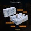 10 PCS Fast Terminal Block 2P Dual Pressing Terminal Connector Spring-Type Un-Lock Screw Connector, Specification: 928-3 Transparent Wide - Image 7