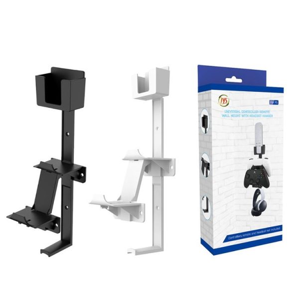 JYS P5125 Earphone / Handle / Remote Control Wall Hook For PS5 / PS4 / Xbox / Switch (White) - Image 7