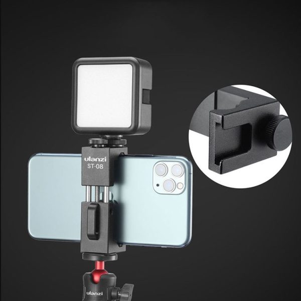 Ulanzi ST-08 Wireless Microphone Metal Mobile Phone Collection Live Photographic Bracket - Image 3