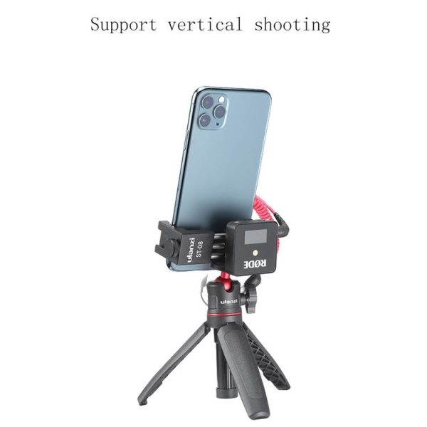 Ulanzi ST-08 Wireless Microphone Metal Mobile Phone Collection Live Photographic Bracket - Image 4