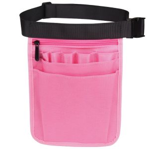 Nurse Tools Pockets Medical Staff Universal Storage Bag (Pink)