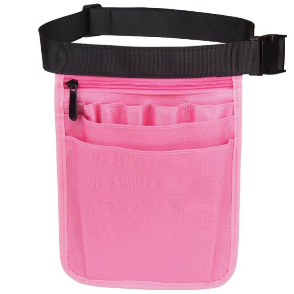 Nurse Tools Pockets Medical Staff Universal Storage Bag (Pink)