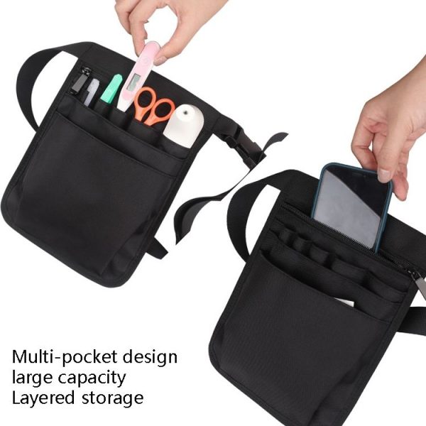 Nurse Tools Pockets Medical Staff Universal Storage Bag (Pink) - Image 6