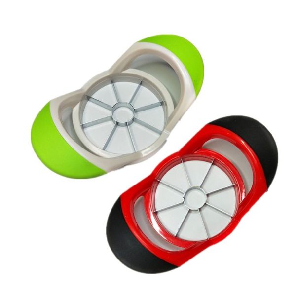 Apple Cutter Stainless Steel Cut Fruit Slicer (Red) - Image 2