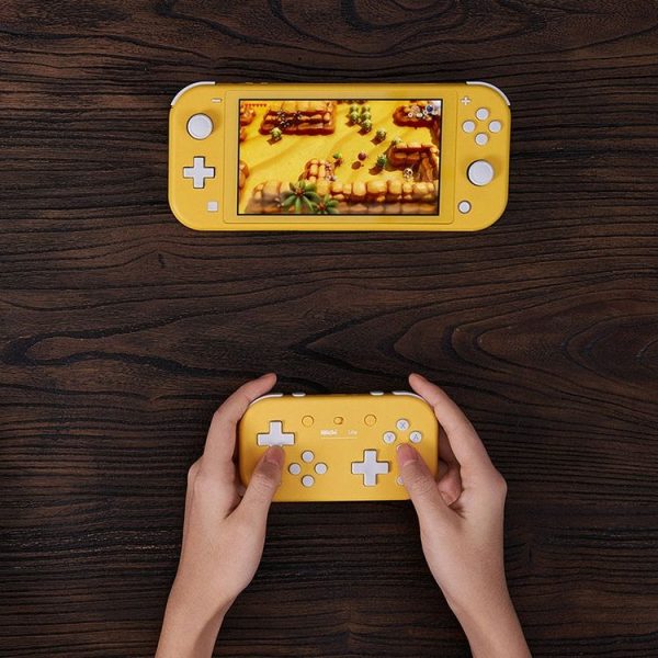 8Bitdo Lite Mini Portable Bluetooth Gamepad For Switch / PC (Yellow) - Image 6