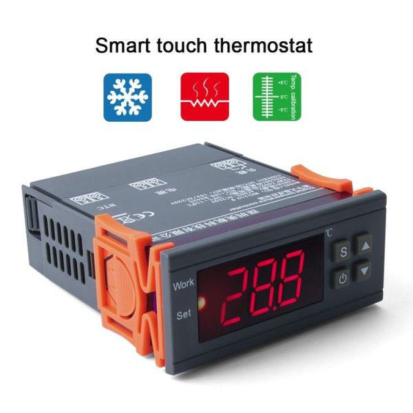 MH-1210W Digital LCD Temperature Controller Thermocouple Thermostat Regulator with Sensor Termometer, Temperature Range: -50 to 110 Degrees Celsius - Image 2