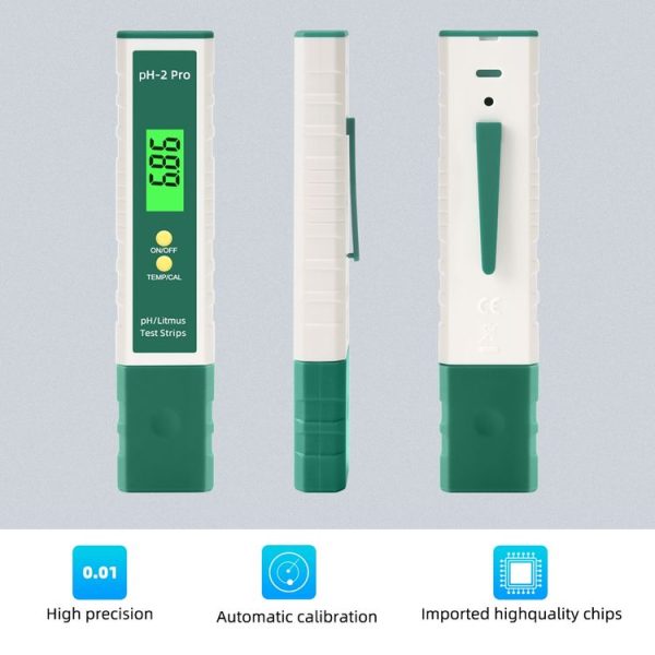 PH-2 Pro Litmus Tester Litmus Test Paper Color Change PH Meter Water Quality Meter - Image 4