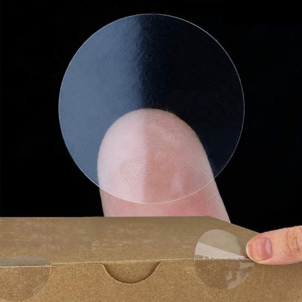 Round Transparent Gift Bag Sealing Sticker Packaging Bag Self-Adhesive Sticker Decoration, Size: 50mm (500 / Rolls) - Image 4