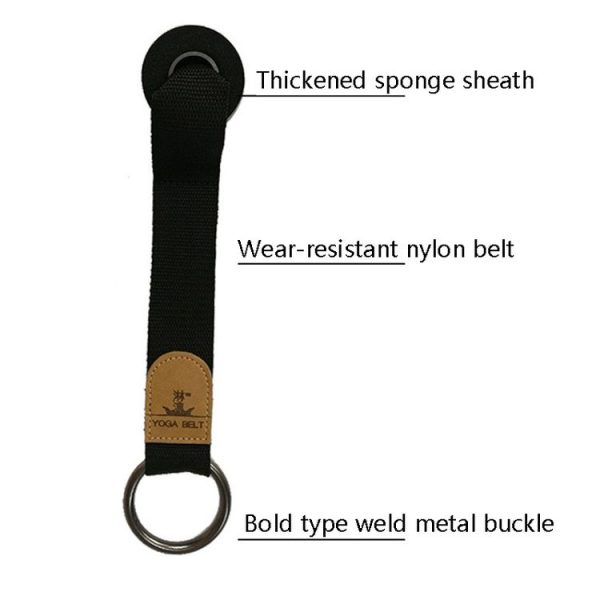 Taekwondo Ballet Dance Yoga Supplies Horizontal Open Rigid Strips Stretching Fork Training Belt (Blue) - Image 3
