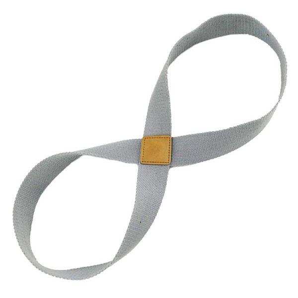 2 PCS Yoga Stretch Belt Cotton Thick Mobius Strip (Gray) - Image 2