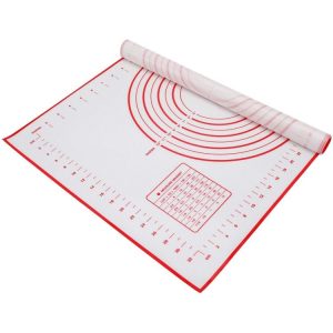 30 x 40cm red Thickened Teflon Non-Stick Mat Silicone Kneading Baking Non-Slip Mat