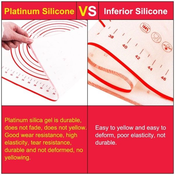 40 x 50cm Thickened Teflon Non-Stick Mat Silicone Kneading Baking Non-Slip Mat - Image 6