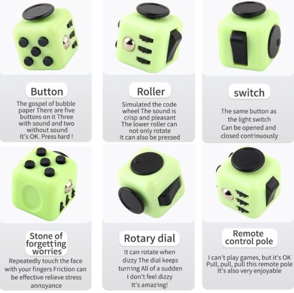3 PCS Cube Decompression Toys For Adults & Children Unlimited Dice Vent Toys, Colour: Silver - Image 5