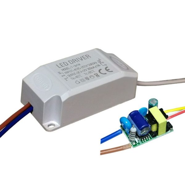 3 PCS 1-3W Two-Color Isolation Drive Power Supply 85-265V Wide Pressure Bulb / Downlight / Ceiling Light Drive Power Supply - Image 2