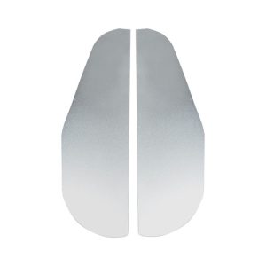 Car Rear View Mirror Rain Eyebrow Cover Catering Mirror Aluminum Alloy Rain Shield (Aluminum Alloy Silver)