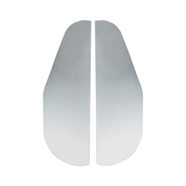 Car Rear View Mirror Rain Eyebrow Cover Catering Mirror Aluminum Alloy Rain Shield (Aluminum Alloy Silver)