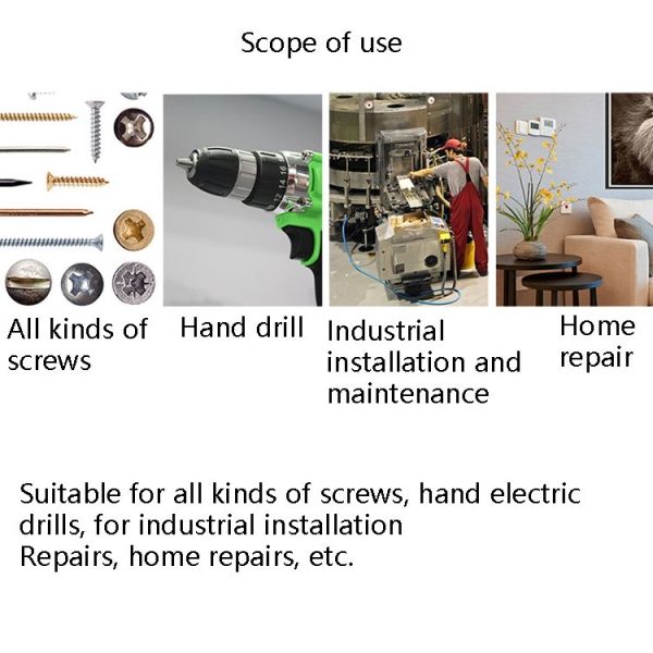7PCS / set PH2 Strong Magnetic Hand Drill Screwdriver Mouth Anti-Slip Screwdriver Bit - Image 5