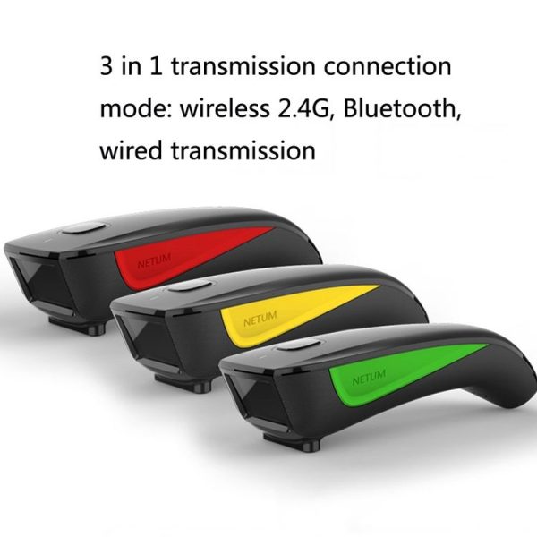 NETUM C750 Wireless Bluetooth Scanner Portable Barcode Warehouse Express Barcode Scanner, Model: C750 Two-dimensional - Image 2