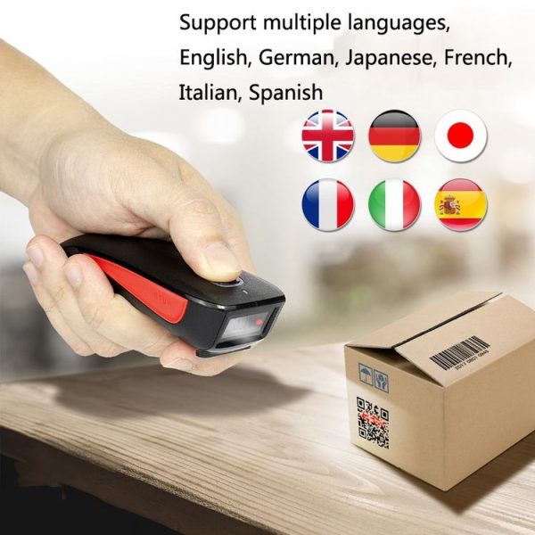 NETUM C750 Wireless Bluetooth Scanner Portable Barcode Warehouse Express Barcode Scanner, Model: C750 Two-dimensional - Image 6