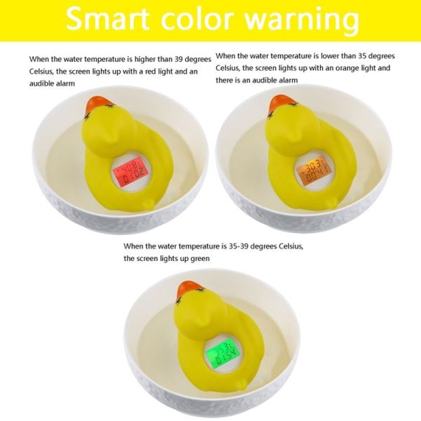 SN062 Children Bath Thermometer Water Baby Bathing Yellow Duck Water Thermometer (Yellow) - Image 6