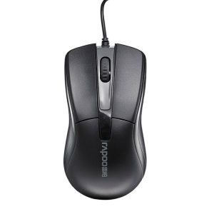 Rapoo N1162 1000 DPI 3 Keys Gaming Business Office Wired Mouse, Cable Length: 1.6m (Black)