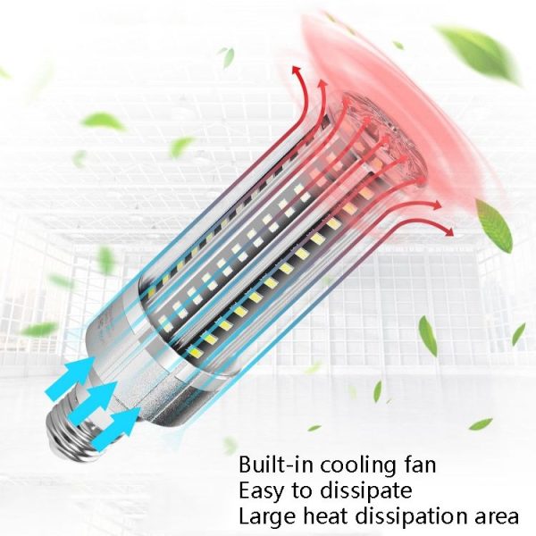 5730 LED Corn Lamp Factory Warehouse Workshop Indoor Lighting Energy Saving Corn Bulb, Power: 35W (E27 6500K (White)) - Image 6